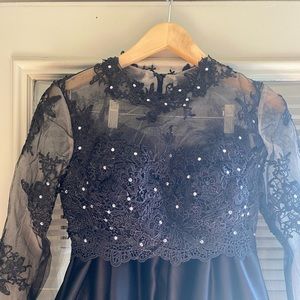 PROM dress - 2 piece black